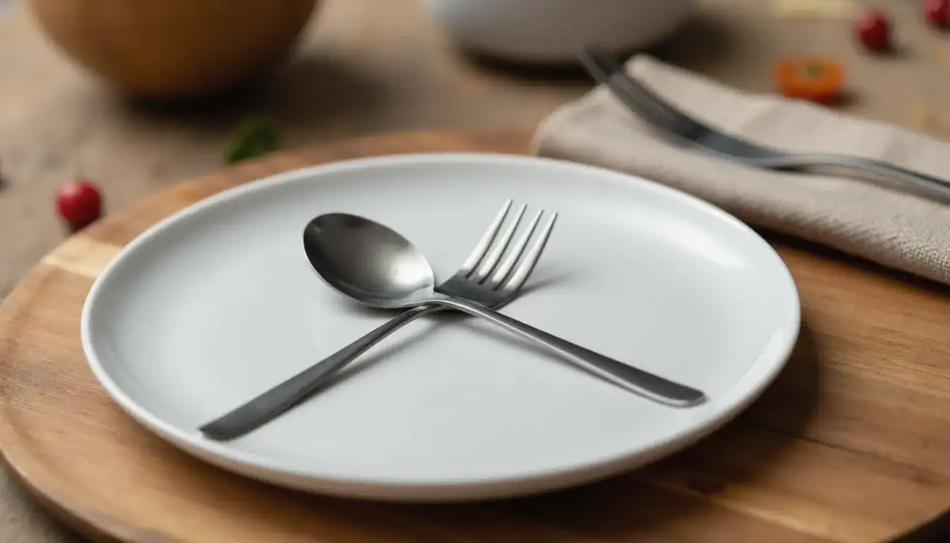 Huur porseleinen borden lepel en vork